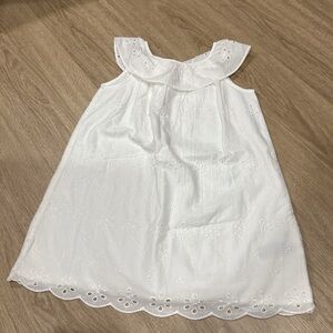 GAP Cream Eyelet Dress